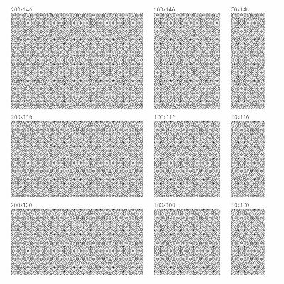 Vinil para vidro privacidade padrão vitral Harmonia rômbica