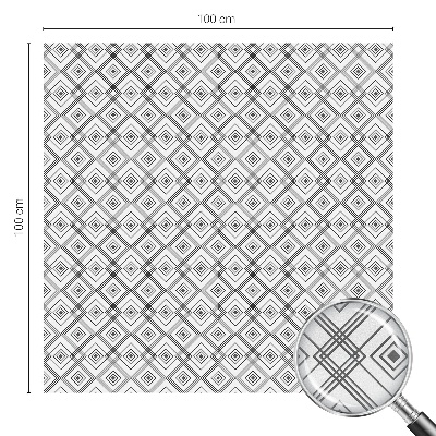 Vinil para vidro privacidade padrão vitral Harmonia rômbica