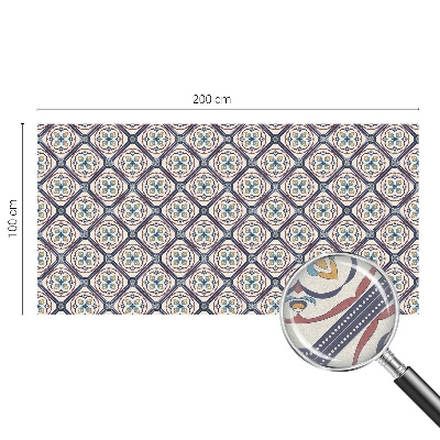 Película de privacidade para janela efeito vitral Padrão de azulejo