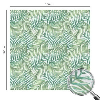 Película vidro janela privacidade samambaia verde