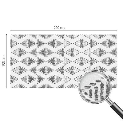 Vinil para vidro privacidade padrão vitral Diamantes geométricos