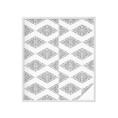 Vinil para vidro privacidade padrão vitral Diamantes geométricos