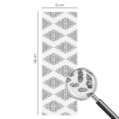 Vinil para vidro privacidade padrão vitral Diamantes geométricos