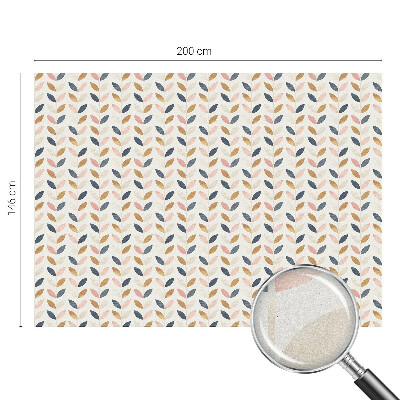 Película de privacidade para janela efeito vitral Padrão de folhas