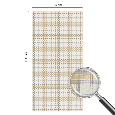 Película de vidro vitral autocolante Grade geométrica