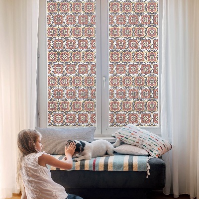 Película vidro janela privacidade Ornamento floral