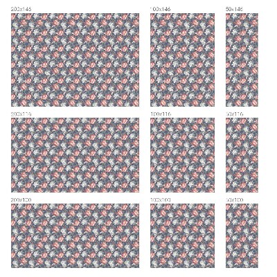 Vinil para vidro privacidade padrão vitral Elegância floral