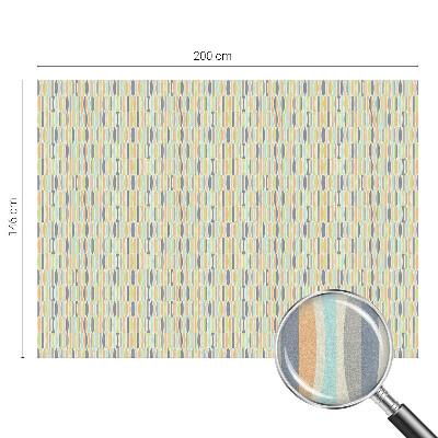 Película de vidro vitral autocolante Padrões ovais