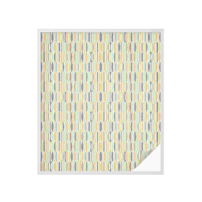 Película de vidro vitral autocolante Padrões ovais