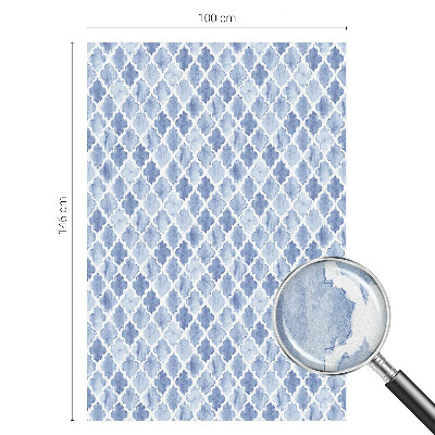 Película decorativa para janela privacidade Elegância da aquarela