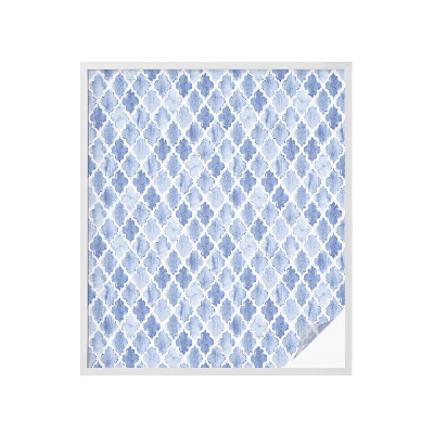 Película decorativa para janela privacidade Elegância da aquarela