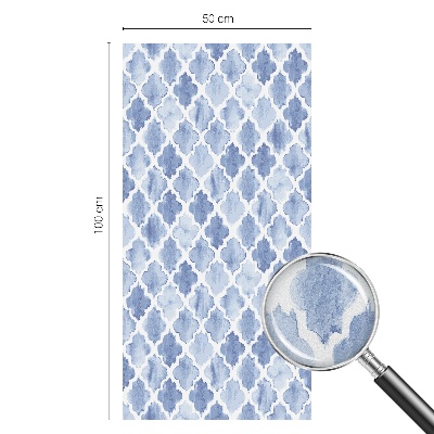 Película decorativa para janela privacidade Elegância da aquarela