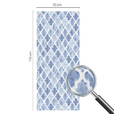 Película decorativa para janela privacidade Elegância da aquarela