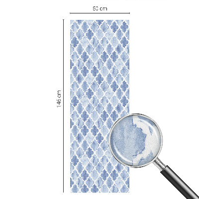 Película decorativa para janela privacidade Elegância da aquarela