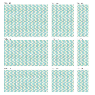 Película de privacidade para janela efeito vitral ziguezague azul