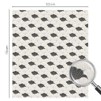 Película de privacidade para janela efeito vitral Fãs contrastantes