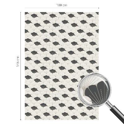 Película de privacidade para janela efeito vitral Fãs contrastantes