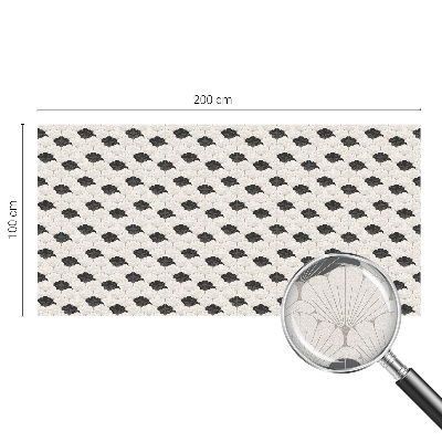 Película de privacidade para janela efeito vitral Fãs contrastantes