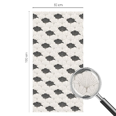 Película de privacidade para janela efeito vitral Fãs contrastantes