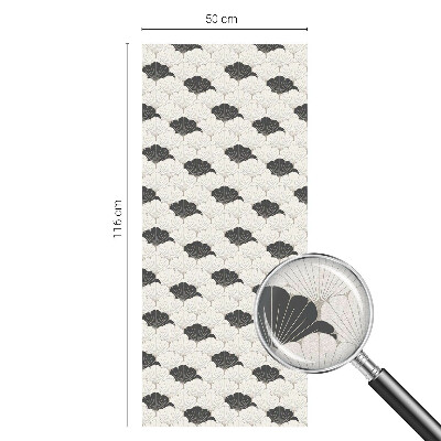 Película de privacidade para janela efeito vitral Fãs contrastantes