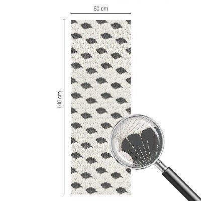 Película de privacidade para janela efeito vitral Fãs contrastantes