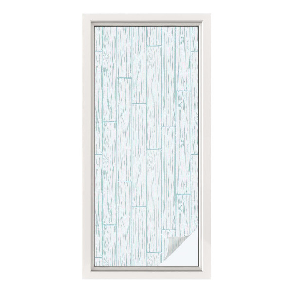 Película de vidro vitral autocolante Padrão de madeira