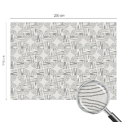 Vinil para vidro privacidade padrão vitral Simetria pacífica