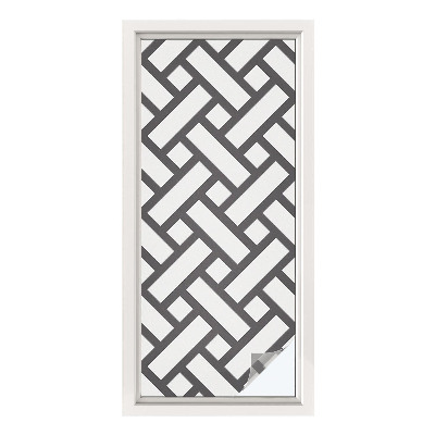 Película vidro janela privacidade Retângulos entrelaçados