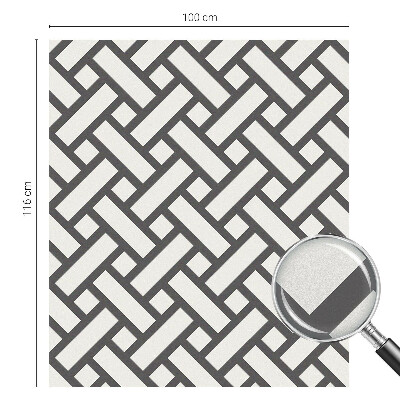 Película vidro janela privacidade Retângulos entrelaçados