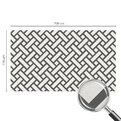 Película vidro janela privacidade Retângulos entrelaçados