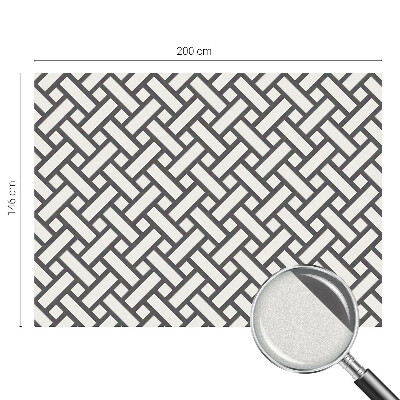 Película vidro janela privacidade Retângulos entrelaçados