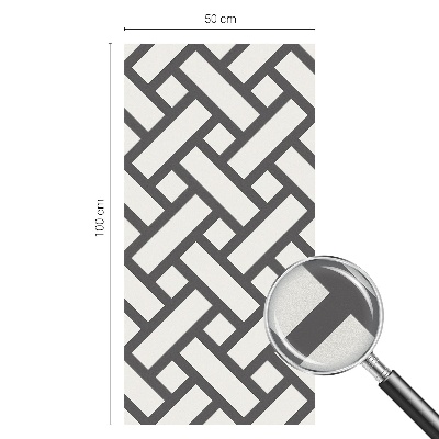 Película vidro janela privacidade Retângulos entrelaçados