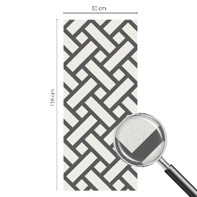 Película vidro janela privacidade Retângulos entrelaçados