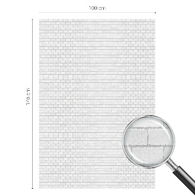 Película de privacidade para janela efeito vitral Textura de tijolo