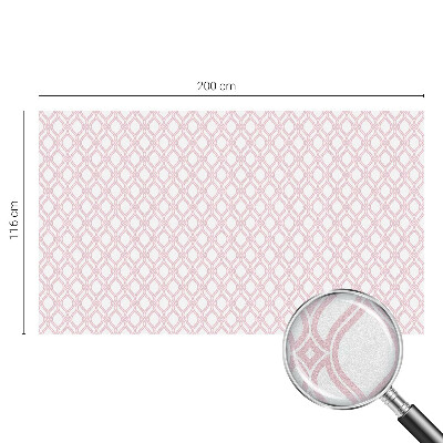 Película decorativa para janela privacidade Linhas rosas