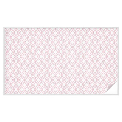 Película decorativa para janela privacidade Linhas rosas