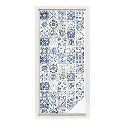 Vinil para vidro privacidade padrão vitral Azulejos de mosaico