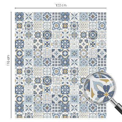 Vinil para vidro privacidade padrão vitral Azulejos de mosaico
