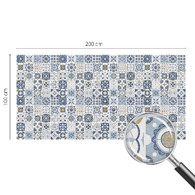 Vinil para vidro privacidade padrão vitral Azulejos de mosaico