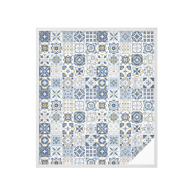 Vinil para vidro privacidade padrão vitral Azulejos de mosaico