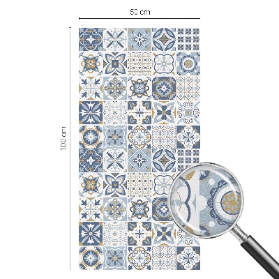 Vinil para vidro privacidade padrão vitral Azulejos de mosaico