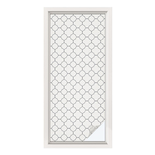 Película de vidro vitral autocolante Elegância simples