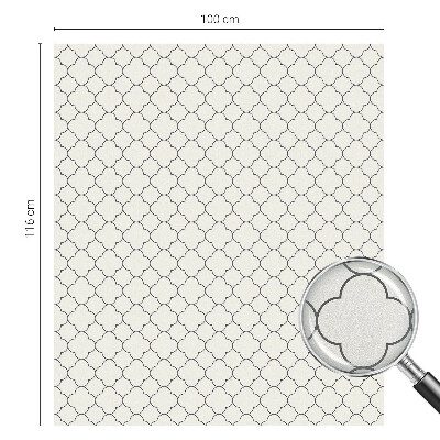 Película de vidro vitral autocolante Elegância simples