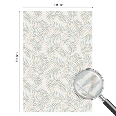 Película vidro janela privacidade Elegância frondosa