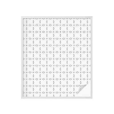 Película decorativa para janela privacidade Formas de losango