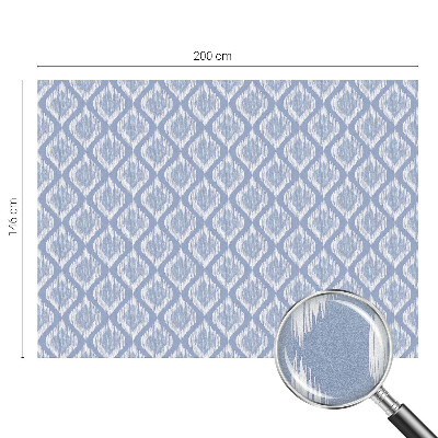 Película de privacidade para janela efeito vitral Diamantes étnicos