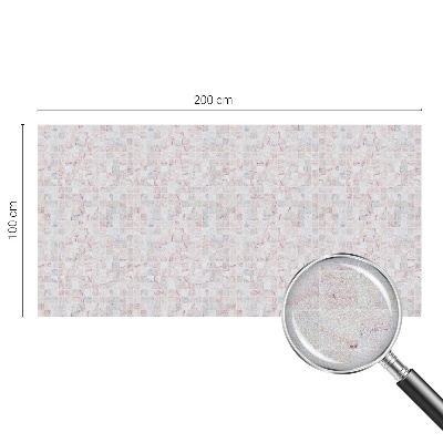 Película decorativa para janela privacidade Mosaico de pedra