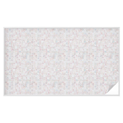 Película decorativa para janela privacidade Mosaico de pedra