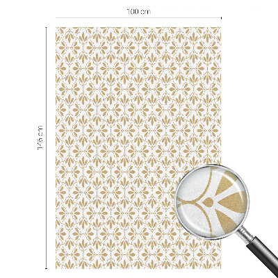 Película de vidro vitral autocolante Elegância vegetal