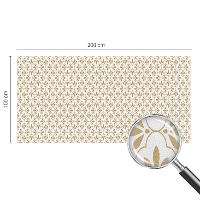 Película de vidro vitral autocolante Elegância vegetal